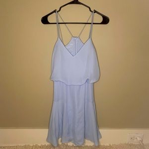 Lulus mini blue dress XS